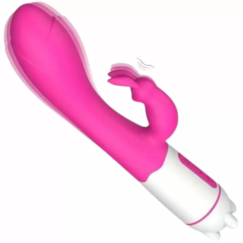 HAPPY VIBRADOR & ESTIMULADOR RABBIT FUCSIA