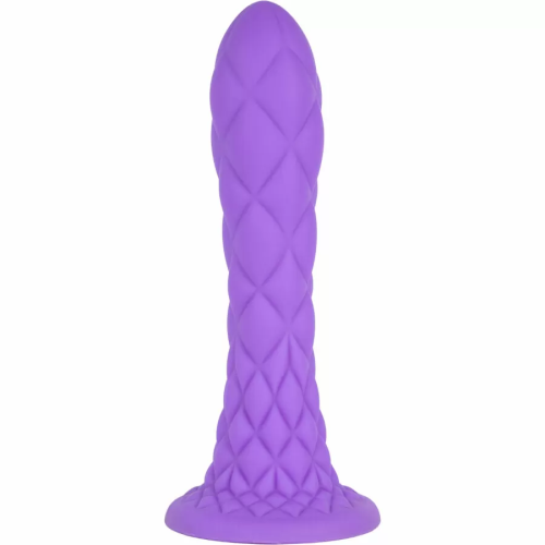 SILEXD  DREAMY DILDO FANTASY SILICONA LIQUIDA TERMOREACTIVO VIOLETA 18.5 CM