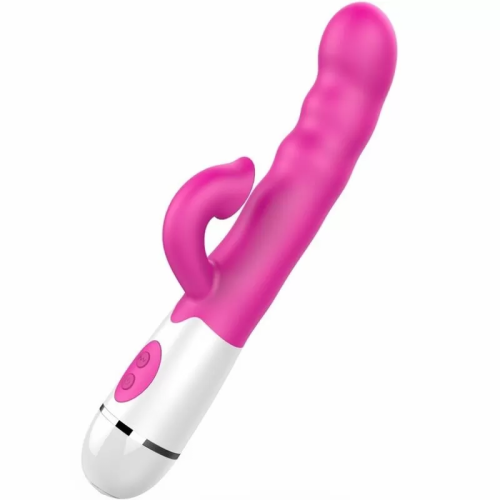 AMIR VIBRADOR MULTIFUNCION CON LENGUA ESTIMULADORA 16 VELOCIDADES ROSA