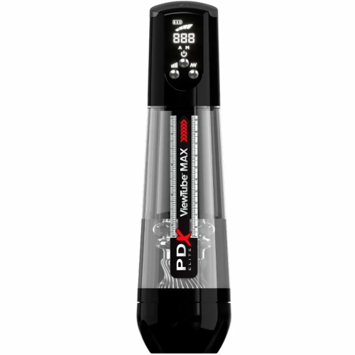 PDX ELITE  VIEWTUBE MAX VIEW MASTURNADOR AUTOMÁTICO CON SUCCIÓN TRANSPARENTE