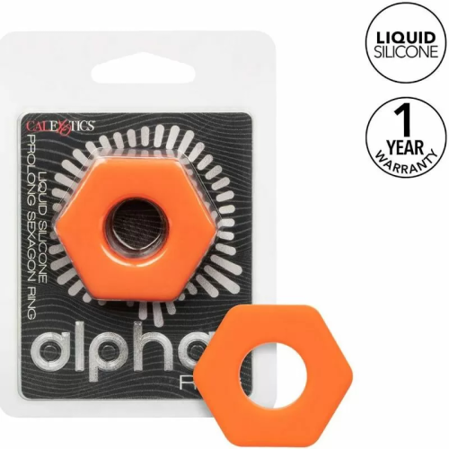 ALPHA ANILLO PROLONG SEXGONO NARANJA