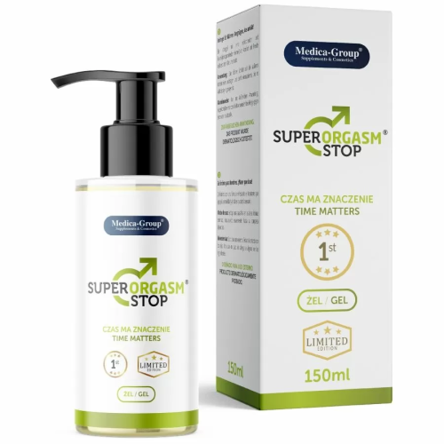 MEDICA GROUP  SÚPER ORGASM STOP GEL ÍNTIMO PARA HOMBRE 150 ML