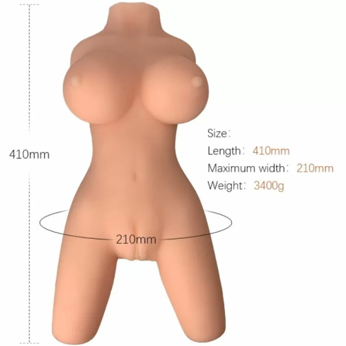 TORSO FEMENINO REALISTICO MODELO 8