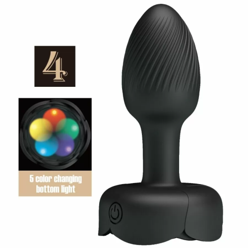 PRETTY LOVE OLMAN PLUG ANAL CON LUZ LED 8.8 CM