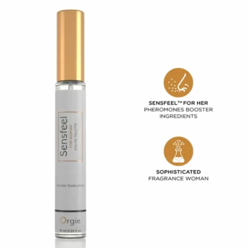 ORGIE - SENSFEEL EAU DE TOILETTE CON POTENCIADOR DE FEROMONAS TAMAÑO VIAJE PARA MUJER 10 ML