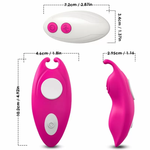 HONEYBEE PANTIES VIBRADOR PUNTO G CONTROL REMOTO FUCSIA