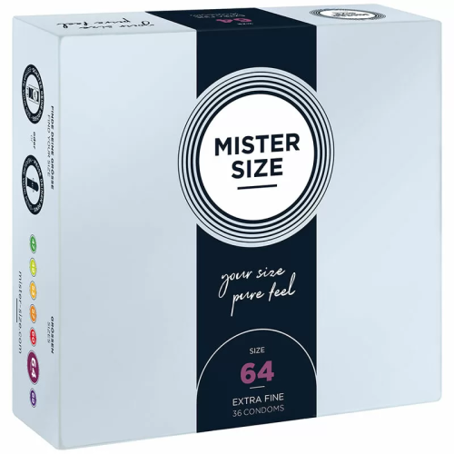 MISTER SIZE  PRESERVATIVOS TALLA XXL 64 MM (36 UNIDADES)