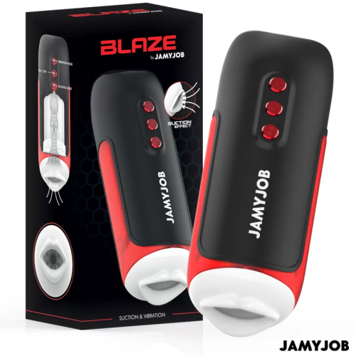 JAMYJOB  BLAZE MASTURBADOR BOCA AUTOMÁTICO 5 MODOS SUCCIÓN Y VIBRACIÓN