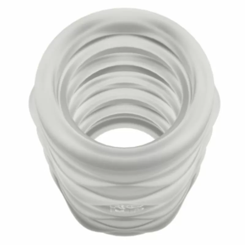 ROMP - MOSH MASTURBADOR MASCULINO TRANSPARENTE CON FUNDA REVERSBLE DE 6 CM