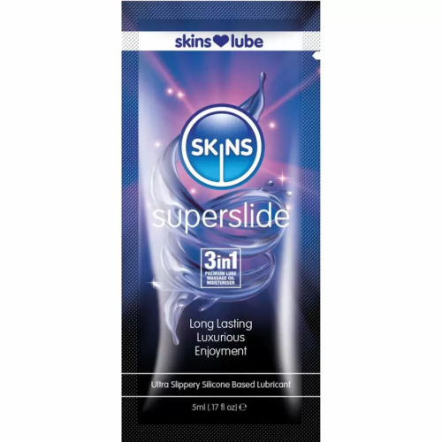 SKINS  SUPERSLIDE LUBRICANTE BASE DE SILICONA MONODOSIS 5 ML