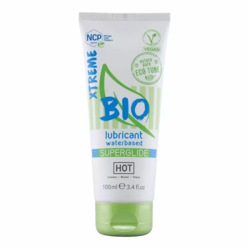 HOT  BIO LUBRICANT LUBRICANTE BIO BASE AGUA SUPERGLIDE XTREME 100 ML