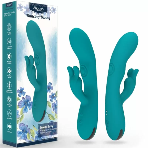 DANCING BUNNY VIBRADOR RABBIT 10 VELOCIDADES VERDE