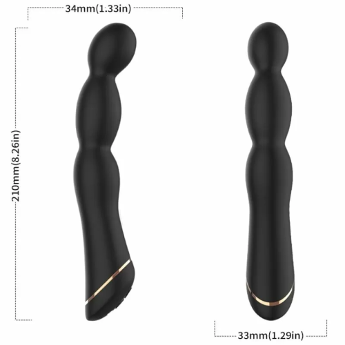 BAMBU VIBRADOR AJUSTABLE NEGRO