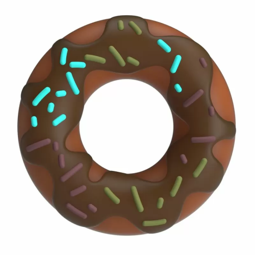 PRETTY LOVE - ANILLO PARA PENE SUPER DONUT MARRÓN