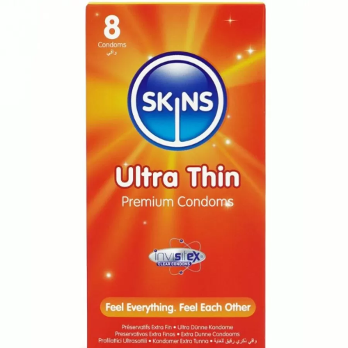 SKINS  ULTRAFINOS PRESERVATIVOS PREMIUM PACK 8