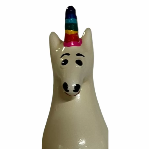 CONDOMERIE PRESERVATIVO DECORATIVO PINTADO A MANO ARCOÍRIS UNICORNIO