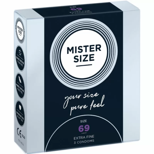 MISTER SIZE  PRESERVATIVOS TALLA XXXL 69 MM (3 UNIDADES)