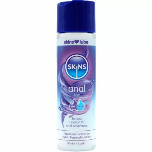 SKINS  ANAL LUBRICANTE HÍBRIDO BASE DE AGUA & SILICONA 130 ML