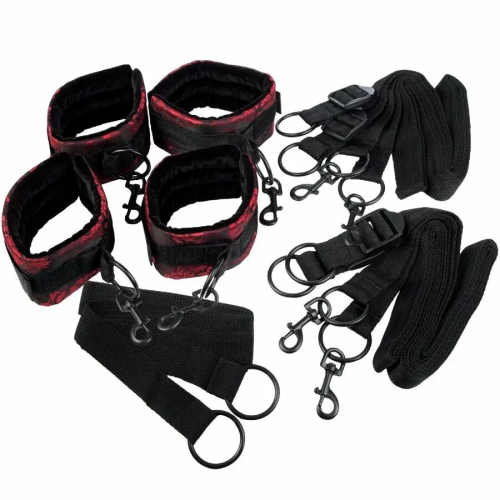 CALEXOTICS SCANDAL SET DE ATADURAS CAMA