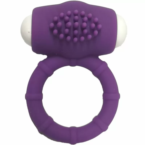 POWER O ANILLO VIBRADOR SILICONA MORADO