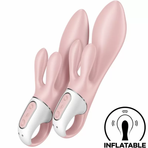 AIR PUMP BUNNY 3 INFLABLE VIBRADOR RABBIT ROSA