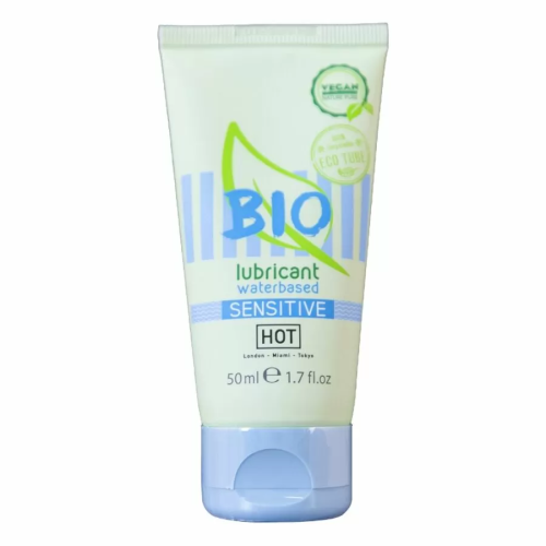 HOT  BIO LUBRICANT LUBRICANTE BIO BASE AGUA SENSIBLE 50 ML