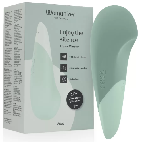 WOMANIZER  VIBE VIBRADOR LAYON SILENCIOSO VERDE CLARO