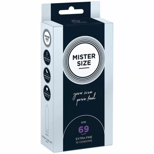 MISTER SIZE  PRESERVATIVOS TALLA XXXL 69 MM (10 UNIDADES)