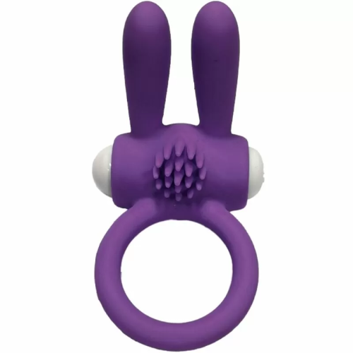 MR BUNNY ANILLO VIBRADOR SILICONA PURPLE