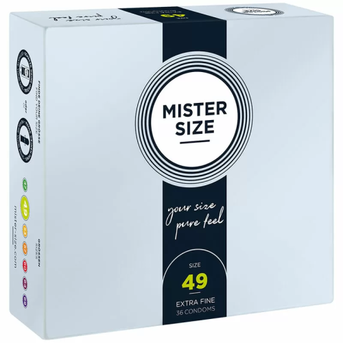 MISTER SIZE  PRESERVATIVOS TALLA S 49 MM (36 UNIDADES)