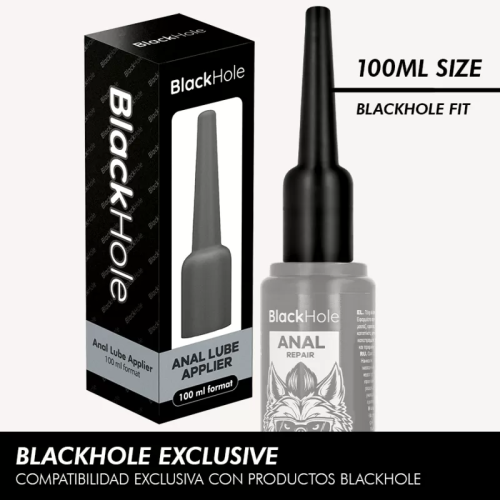 BLACK HOLE - APLICADOR DE LUBRICANTE ANAL TALLA L 100 ML