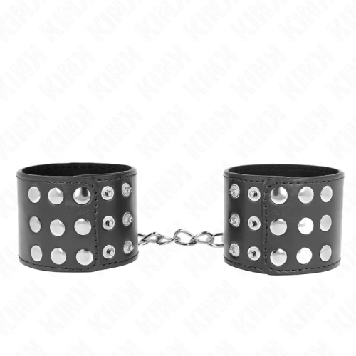 MUÑEQUERAS CON CIERRE A PRESIÓN AJUSTABLE NEGRO 1924 CM X 5.5 CM