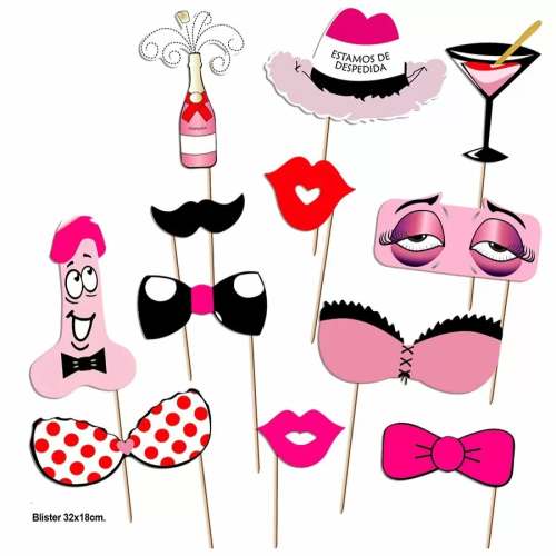 DIABLO PICANTE  PHOTOCALL FIESTAS MODELO 1  12 UNIDADES