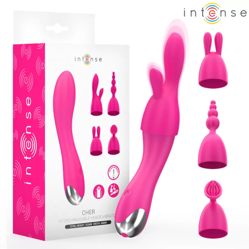 CHER VIBRADOR 20 PATRONES CON CABEZALES INTERCAMBIABLES