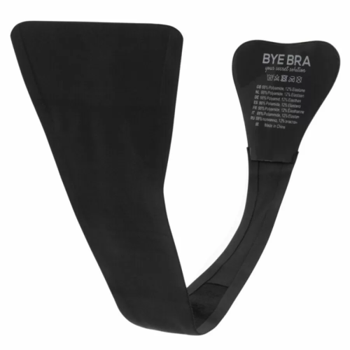 BYE-BRA - TANGA ADHESIVO NEGRO TALLA ÚNICA