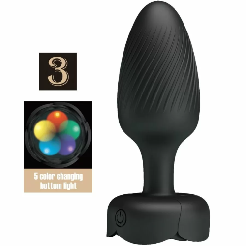 PRETTY LOVE OSBORN PLUG ANAL CON LUZ LED 9.8 CM