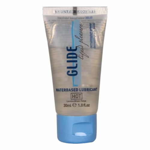 HOT  GLIDE LIQUID PLEASURE LUBRICANTE BASE AGUA 30 ML
