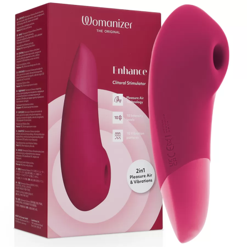 WOMANIZER ENHANCE ESTIMULADOR DE CLITORÍS ROSA VIBRANTE