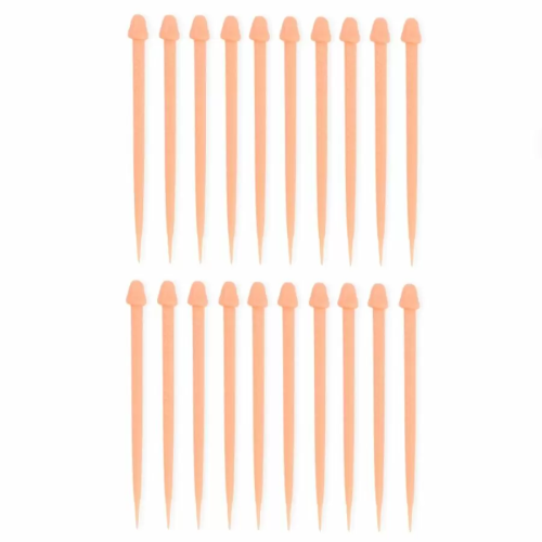 DIABLO PICANTE - PALITOS DE PENE CON PINCHO PARA CARNE 20 UNIDADES