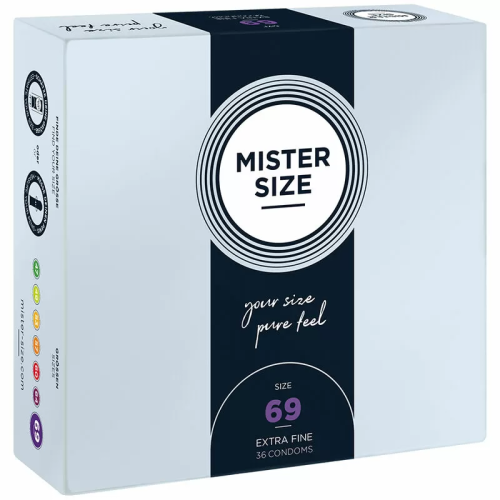 MISTER SIZE  PRESERVATIVOS TALLA XXXL 69 MM (36 UNIDADES)