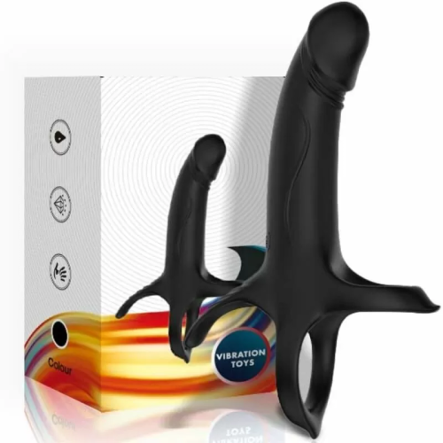 DILDO CON ANILLO & VIBRADOR CONTROL