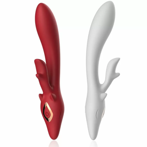 ELK VIBRADOR RABBIT CURVO RED