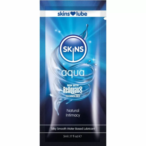 SKINS  AQUA LUBRICANTE BASE DE AGUA MONODOSIS 5 ML