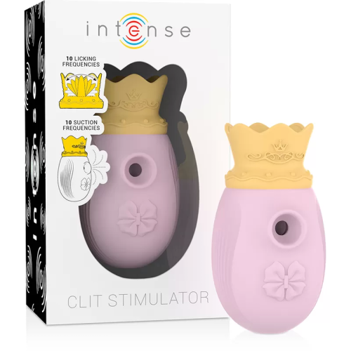 INTENSE ESTIMULADOR CLITORIS 10 MODOS DE SUCCIÓN Y LICKING - ROSA