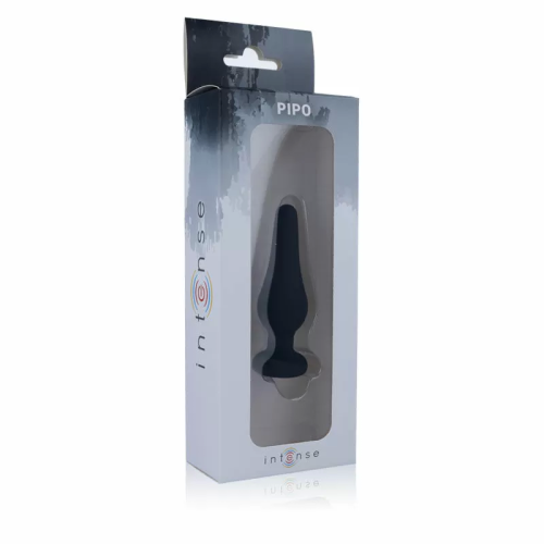 INTENSE ANAL PLUG PIPO S SILICONE NEGRO 9.8 CM