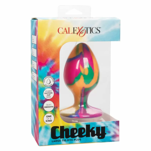 CALEX CHEEKY LARGE TIE-DYE PLUG ANAL