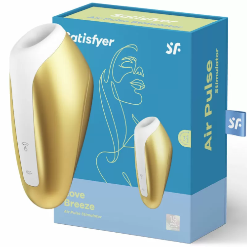 SATISFYER LOVE BREEZE SUCCIONADOR YELLOW GOLD