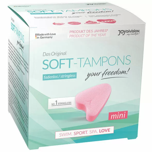 SOFT-TAMPONS TAMPONES ORIGINALES MINI LOVE / 3UDS