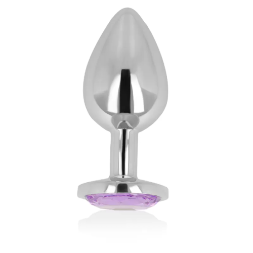 OHMAMA PLUG ANAL CON CRISTAL VIOLETA 8 CM