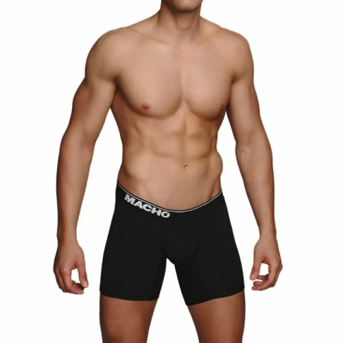 MACHO MC087 BOXER LARGO NEGRO TALLA M